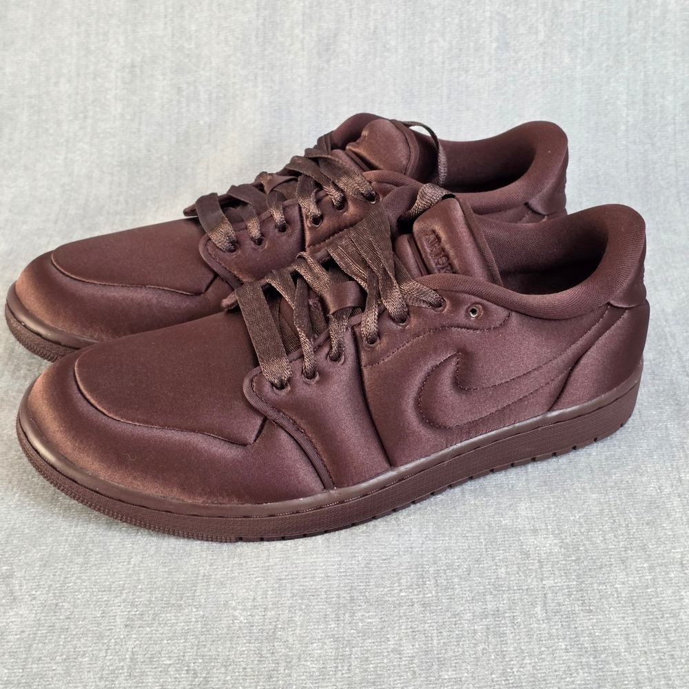 Nike Air Jordan 1 Low MM Method of Make Satin Earth Brown HF3969-200 W 10.5 M9